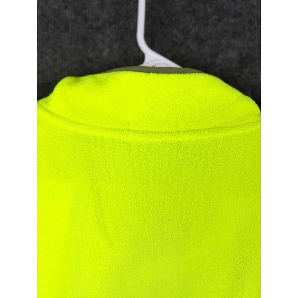 Polo Ralph Lauren Fleece Pullover Mens XL‎ Neon Safety Yellow Gorpcore NWT